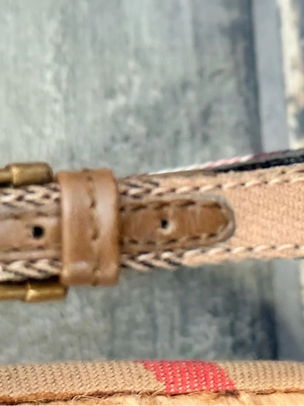 Stunning Burberry Black & White Plaid Crisscross Flat Espadrille Sandals 38 eu - Picture 7 of 11